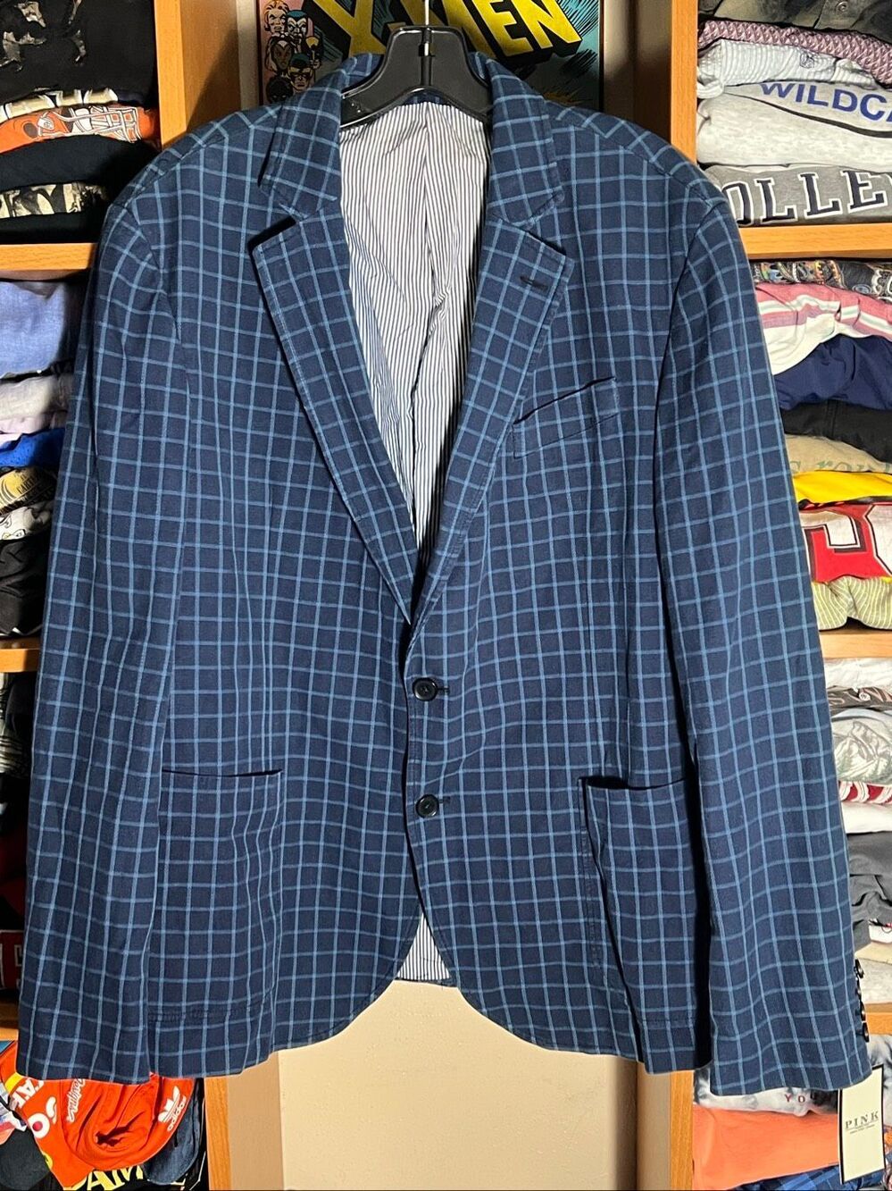 Thomas Pink NWT Men’s Check Sport Coat Blazer 46R